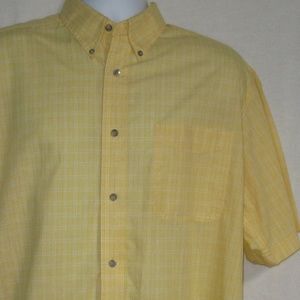 Wrangler Riata Yellow Check Cotton blend